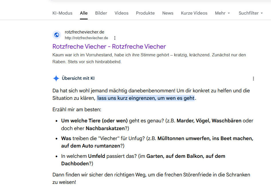 Holla! Die KI aber auch! Sagt die Contentmanagerin