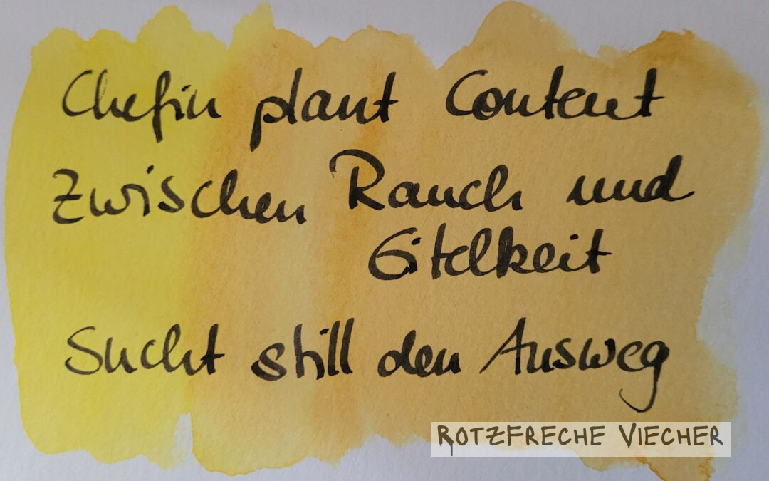Und was ess ich, fragt die Contentmanagerin
